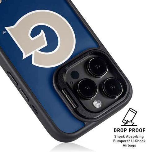 Georgetown University Large Logo iPhone 14 Pro Kickstand Case
